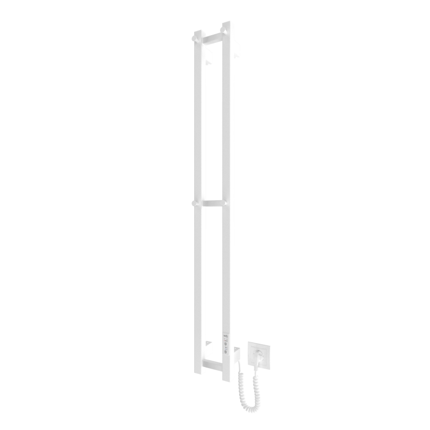 Badrum element HF SLIM 80W/230V 117x14 cm vit vinklat