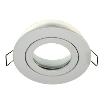 Badrum infälld lampa QUATRO 1xGU10/30W/230V IP54 vit