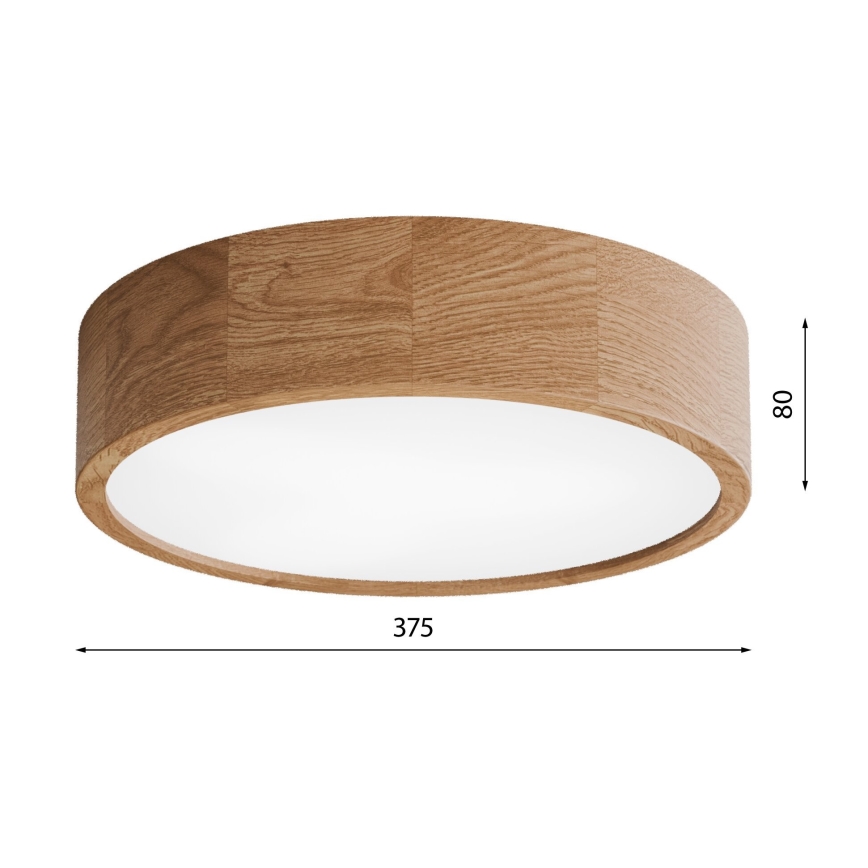 Badrum takbelysning CLEO 3xE27/24W/230V IP54 diameter 37,5 cm ek