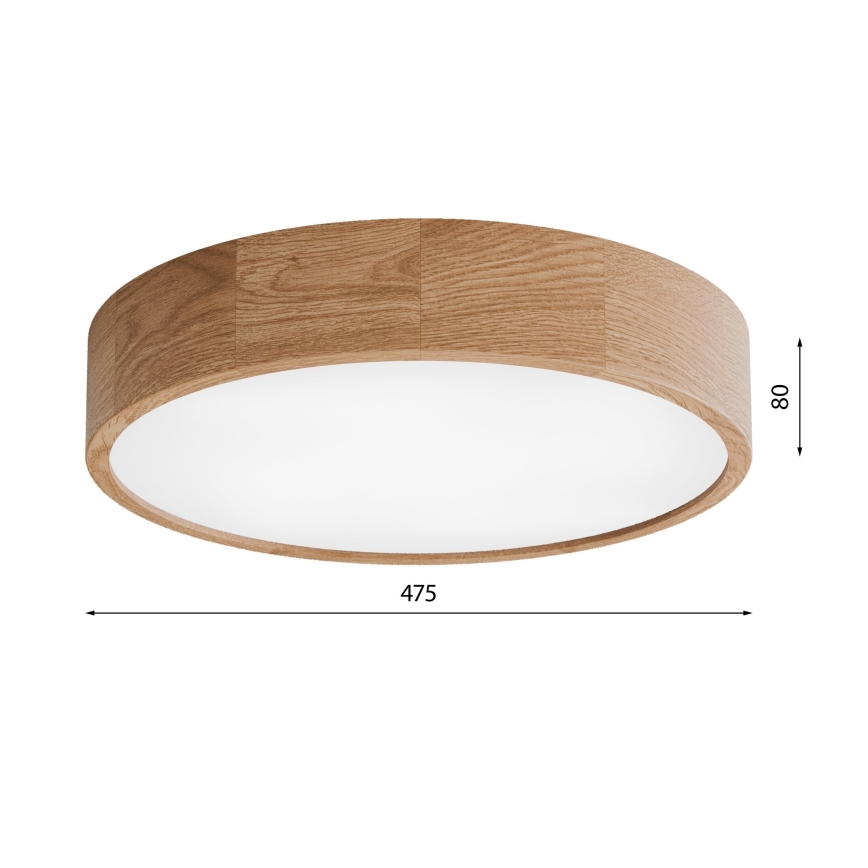 Badrum takbelysning CLEO 4xE27/24W/230V IP54 diameter 47,5 cm ek