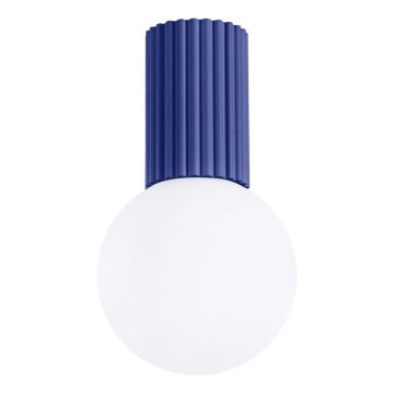 Badrum takbelysning HALO 1xG9/8W/230V diameter 12 cm IP44 blå