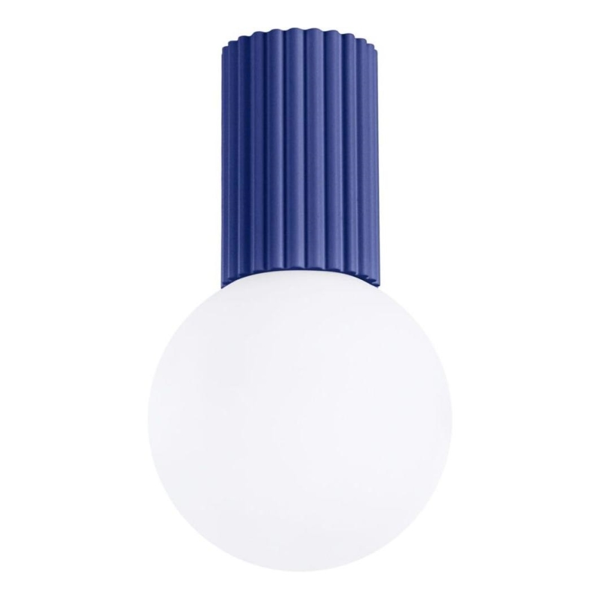 Badrum takbelysning HALO 1xG9/8W/230V diameter 12 cm IP44 blå