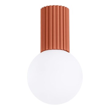 Badrum takbelysning HALO 1xG9/8W/230V diameter 12 cm IP44 orange