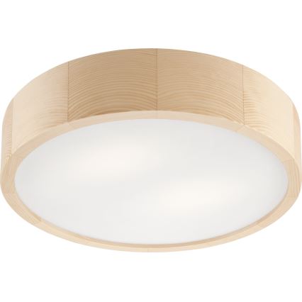 Badrum takbelysning NATURAL 3xE27/15W/230V IP54 tall ø 37 cm - FSC certifierade