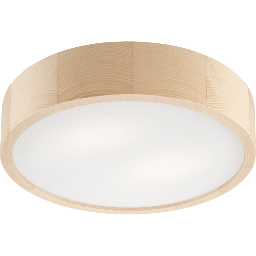 Badrum takbelysning NATURAL 3xE27/15W/230V IP54 tall ø 37 cm - FSC certifierade