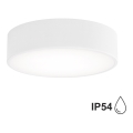Badrum taklampa  CLEO 2xE27/24W/230V d. 30 cm vit  IP54
