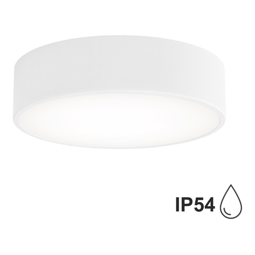 Badrum taklampa  CLEO 2xE27/24W/230V d. 30 cm vit  IP54