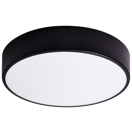 Badrum taklampa  CLEO 3xE27/24W/230V d. 40 cm svart  IP54