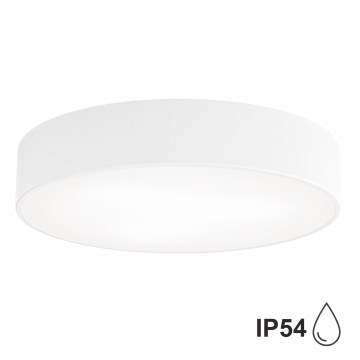 Badrum taklampa  CLEO 3xE27/24W/230V d. 40 cm vit  IP54