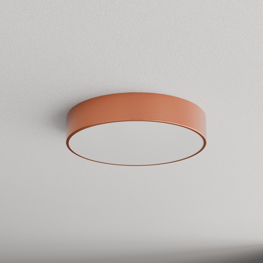Badrum taklampa  CLEO 3xE27/24W/230V diameter  40 cm koppar IP54