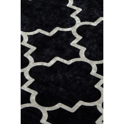 Badrumsmatta KUPA 40x60 cm svart