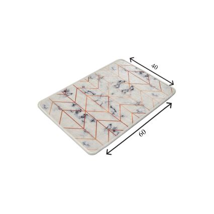 Badrumsmatta MOREA 40x60 cm beige