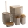 Badrumsset WAVE 5 delar beige/brun