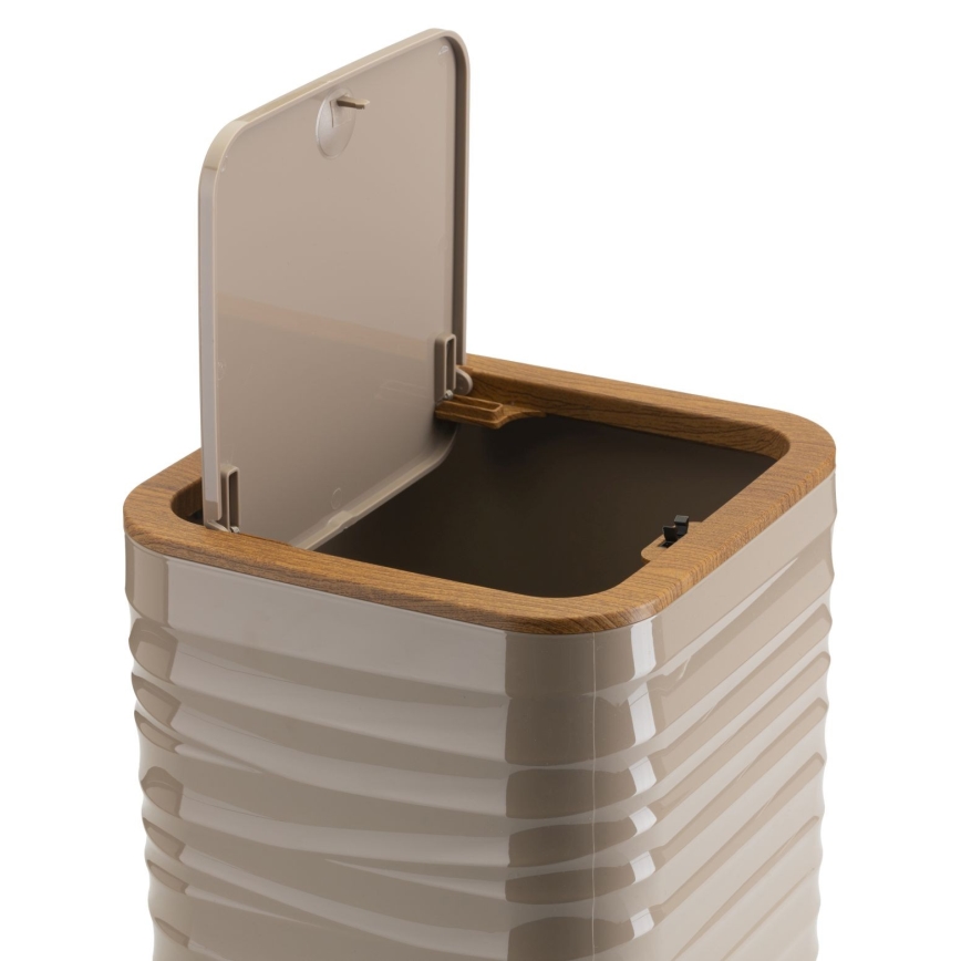 Badrumsset WAVE 5 delar beige/brun