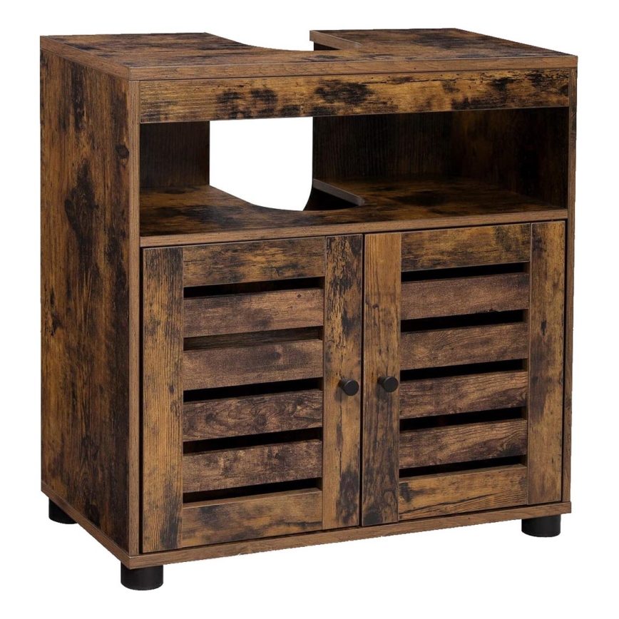 Badrumsskåp RENE, brun