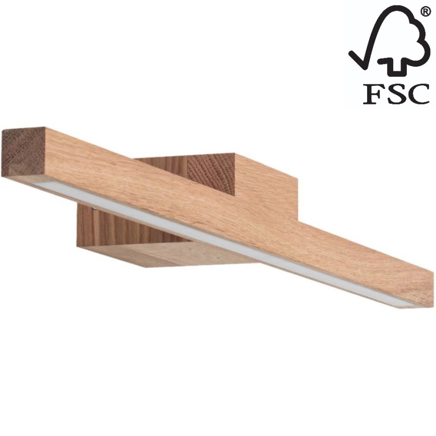 Badrumsspegel med LED-belysning AQUAVIVA LED/9W/230V 60 cm IP44 ek – FSC certifierade