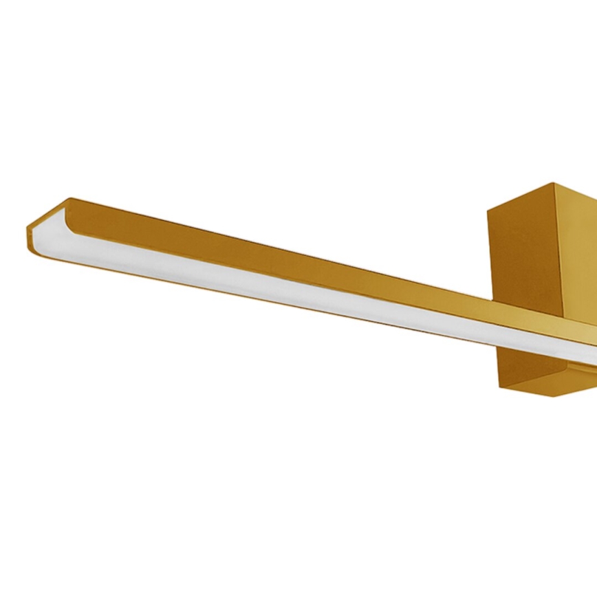 Badrumsspegel med LED-belysning ARTEMIS LED/13,8W/230V 4000K 60 cm IP44 guld