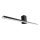 Badrumsspegel med LED-belysning ARTEMIS LED/13,8W/230V 4000K 60 cm IP44 svart