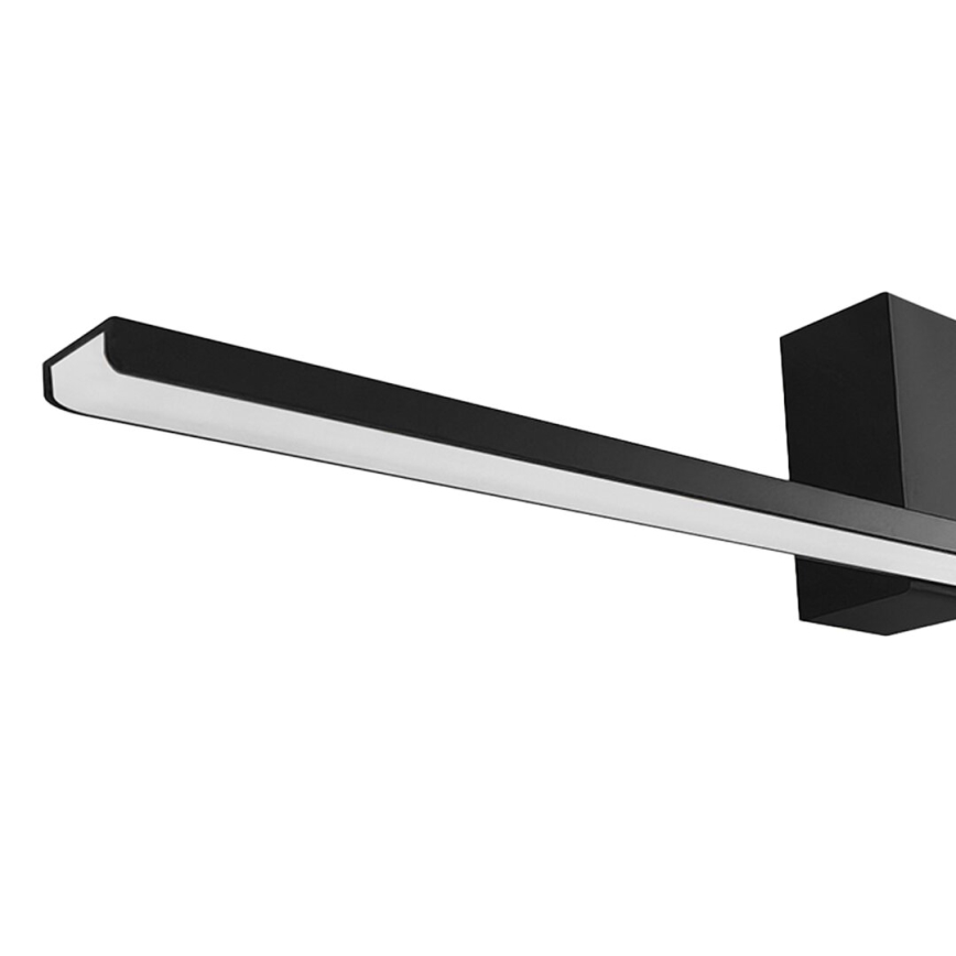 Badrumsspegel med LED-belysning ARTEMIS LED/13,8W/230V 4000K 60 cm IP44 svart
