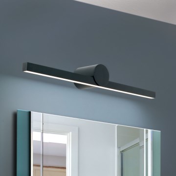 Badrumsspegel med LED-belysning BEAUTY LED/12W/230V 61 cm IP54 svart