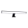 Badrumsspegel med LED-belysning ELBA LED/12W/230V 4000K 60 cm IP44 svart