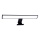 Badrumsspegel med LED-belysning ELBA LED/8W/230V 4000K 40 cm IP44 svart