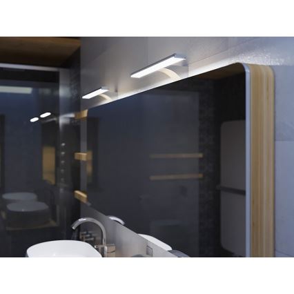 Badrumsspegel med LED-belysning ELESAR LED/8W/230V IP44 4000K