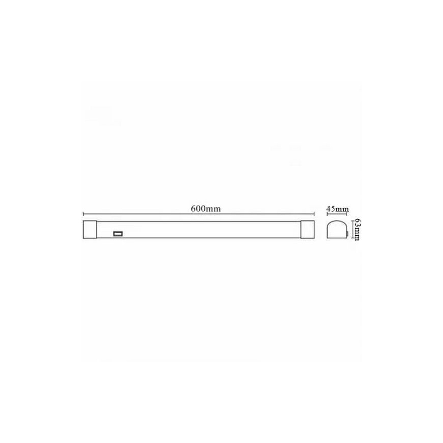Badrumsspegel med LED-belysning LED/15W/230V 4000K IP44