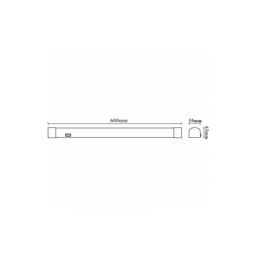Badrumsspegel med LED-belysning LED/15W/230V 4000K IP44