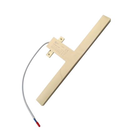 Badrumsspegel med LED-belysning LED/5W/230V 4000K 30 cm IP44 guld