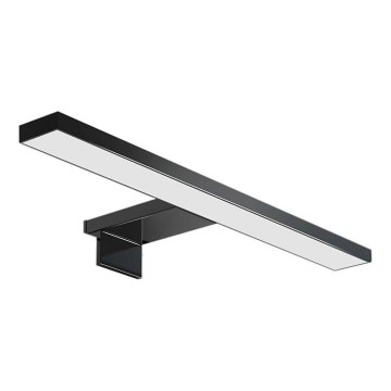 Badrumsspegel med LED-belysning LED/5W/230V 4000K 30 cm IP44 svart