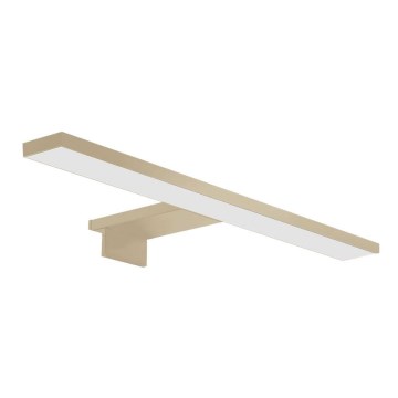 Badrumsspegel med LED-belysning LED/8W/230V 4000K 50 cm IP44 matt guld