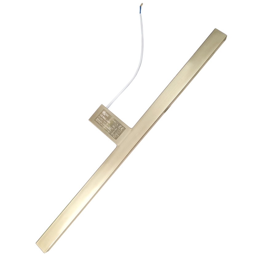 Badrumsspegel med LED-belysning LED/8W/230V 4000K 50 cm IP44 matt guld