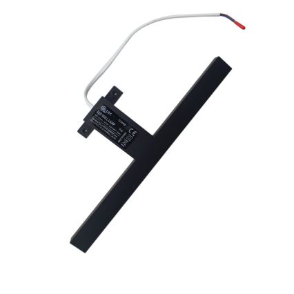 Badrumsspegel med LED-belysning LED/8W/230V 4000K 50 cm IP44 svart