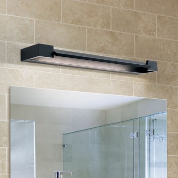 Badrumsspegel med LED-belysning MARILYN LED/18W/230V 60 cm IP44 svart