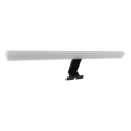 Badrumsspegel med LED-belysning MIRROR LED/10W/230V 50 cm IP44 svart