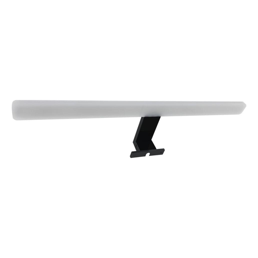 Badrumsspegel med LED-belysning MIRROR LED/10W/230V 50 cm IP44 svart