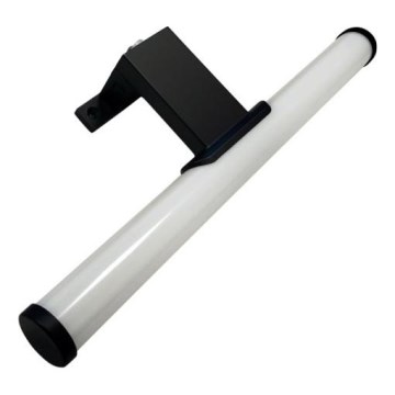 Badrumsspegel med LED-belysning MIRROR LED/5W/230V 30 cm IP44 svart