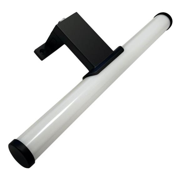 Badrumsspegel med LED-belysning MIRROR LED/7W/230V 50 cm IP44 svart