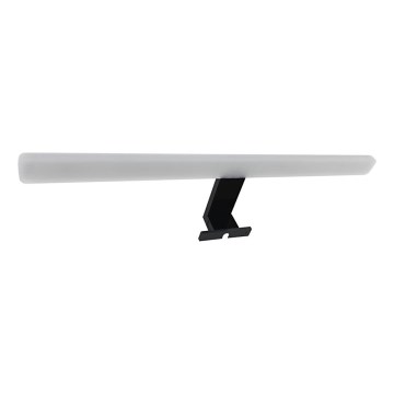 Badrumsspegel med LED-belysning MIRROR LED/8W/230V 30 cm IP44 svart