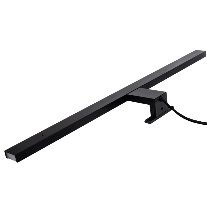 Badrumsspegel med LED-belysning SAMOS LED/15W/230V 4000K 90 cm IP44 svart