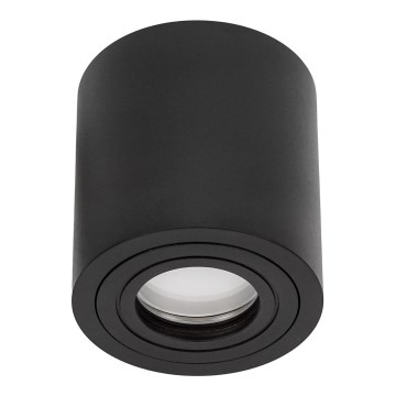 Badrumsspot CHLOE 1xGU10/30W/230V IP65 rund svart