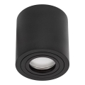 Badrumsspotlight CHLOE 1xGU10/30W/230V IP65 rund svart