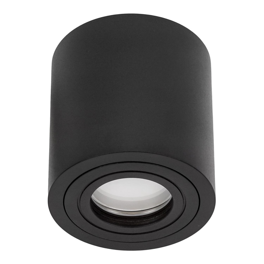 Badrumsspotlight CHLOE 1xGU10/30W/230V IP65 rund svart