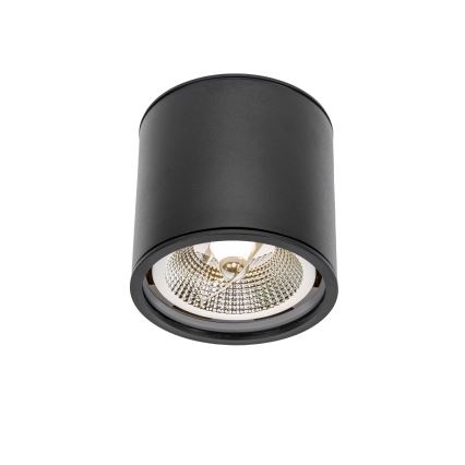 Badrumsspotlight CHLOE AR111 1xGU10/12W/230V IP65 rund svart