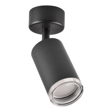 Badrumsspotlight TURYN 1xGU10/10W/230V IP44 svart