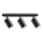 Badrumsspotlight TURYN 3xGU10/10W/230V IP44 svart