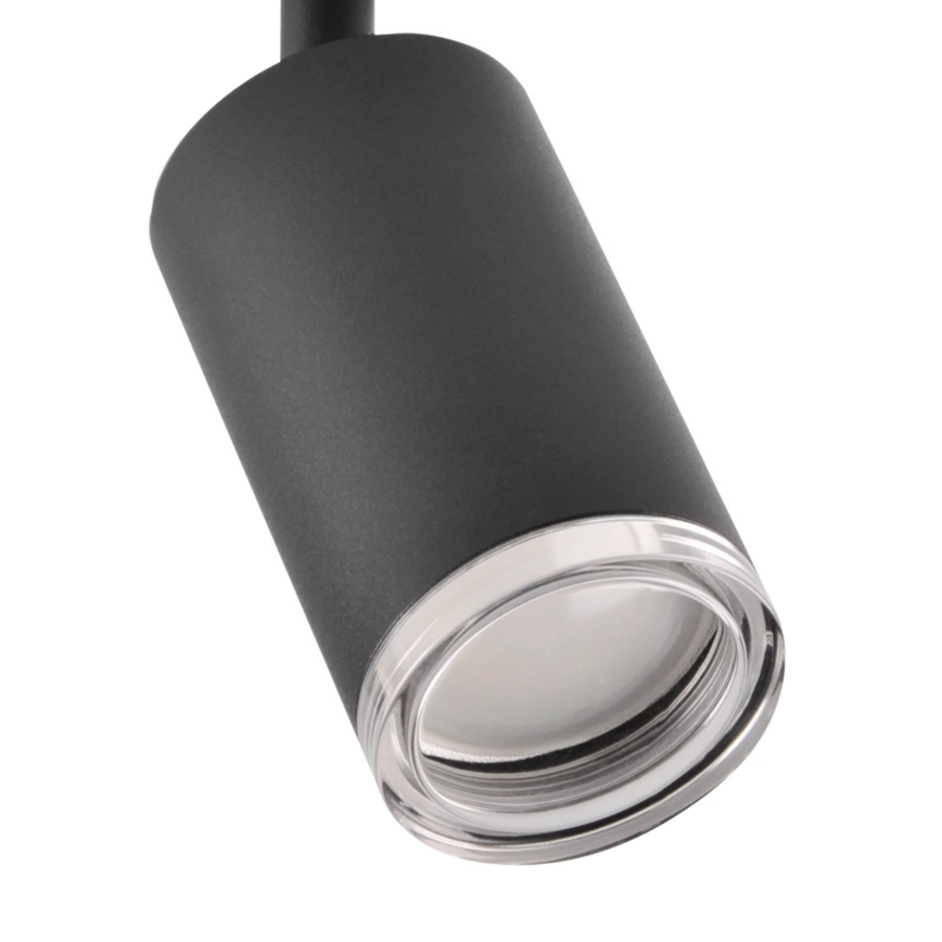 Badrumsspotlight TURYN 6xGU10/10W/230V IP44 svart