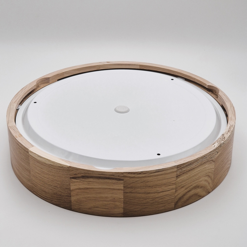 Badrumstaklampa OAK 3xE27/15W/230V ek, Ø 37 cm, IP54