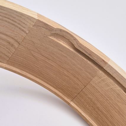 Badrumstaklampa OAK 3xE27/15W/230V ek, Ø 37 cm, IP54